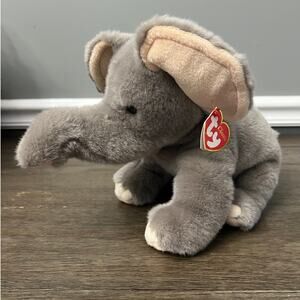 Ty Classic Quake Elephant‎ Large Soft Plush 2007 With Swing Tag
